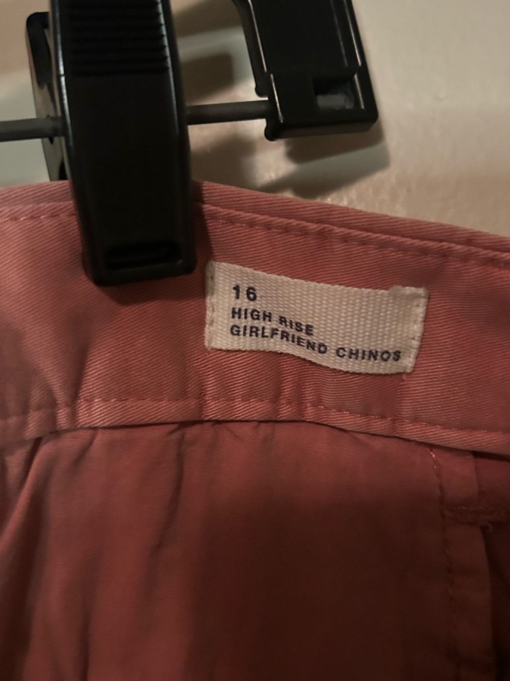 GAP High Rise Girlfriend Chino Pants - Preppy, Cropped, Straight Fit - Picture 2 of 5